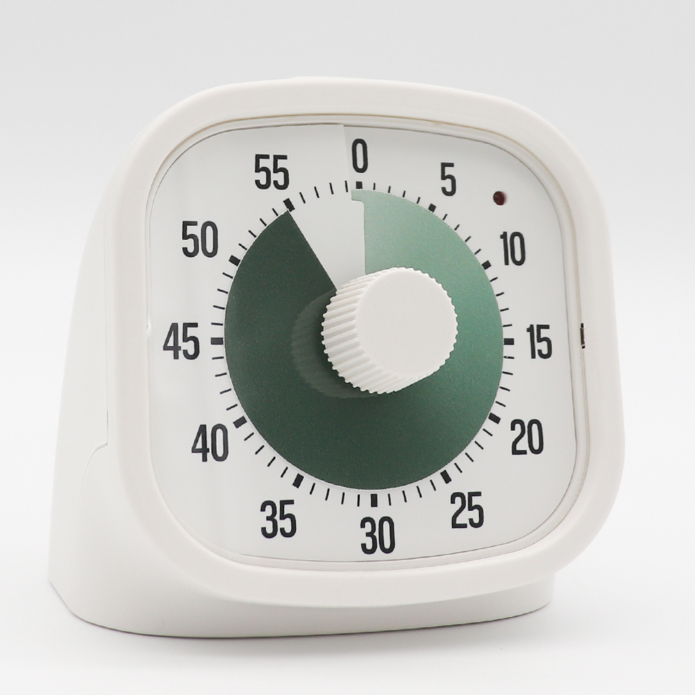 빌라드하우스 티엠포 무소음 타이머 구글 아날로그 스터디 쿠킹 뽀모도로 다크그린 스퀘어 제품 이미지