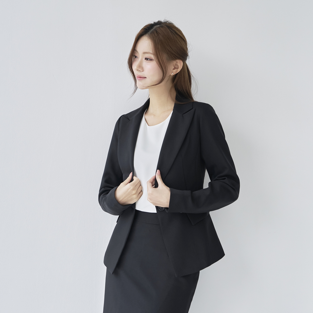 여성 정장 자켓 면접 빅사이즈 [심플형 자켓] - 상세 이미지 2