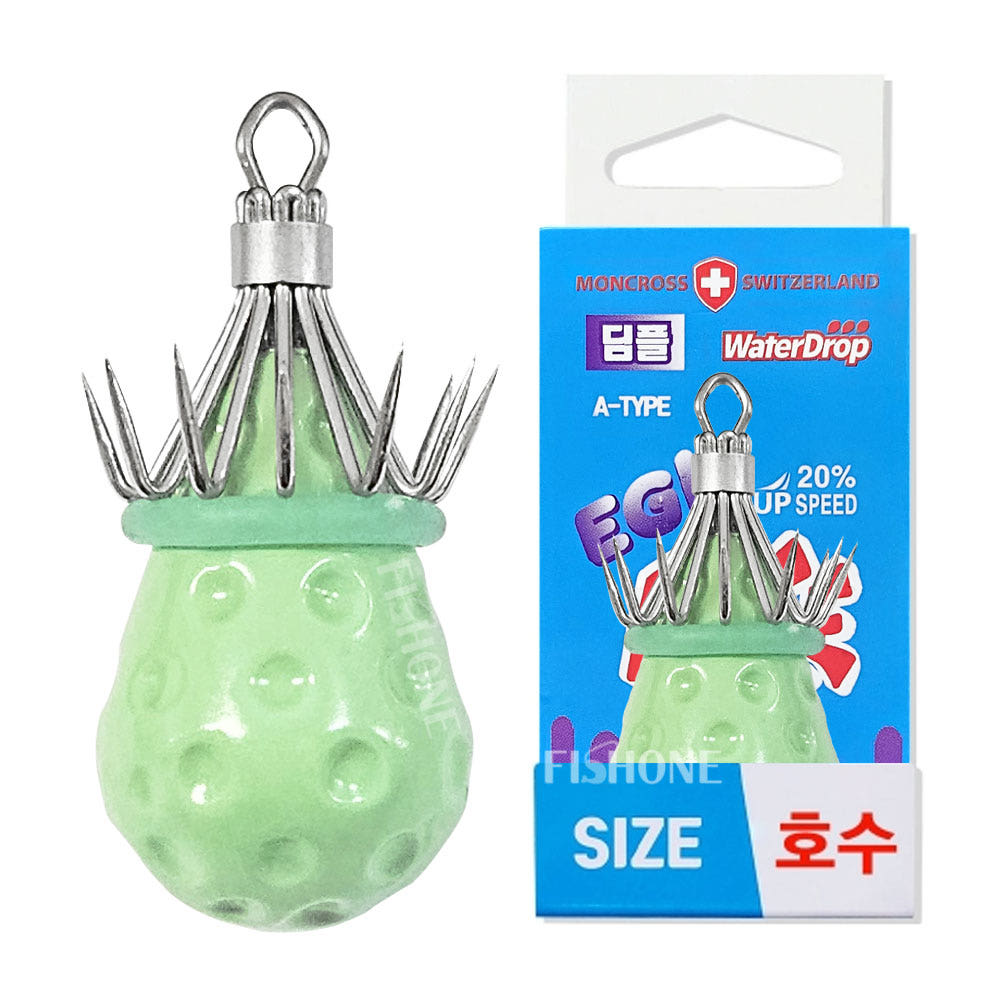 철아낚시가자 몽크로스 에기프리 A타입 물방울 애자 쭈꾸미애자 봉돌