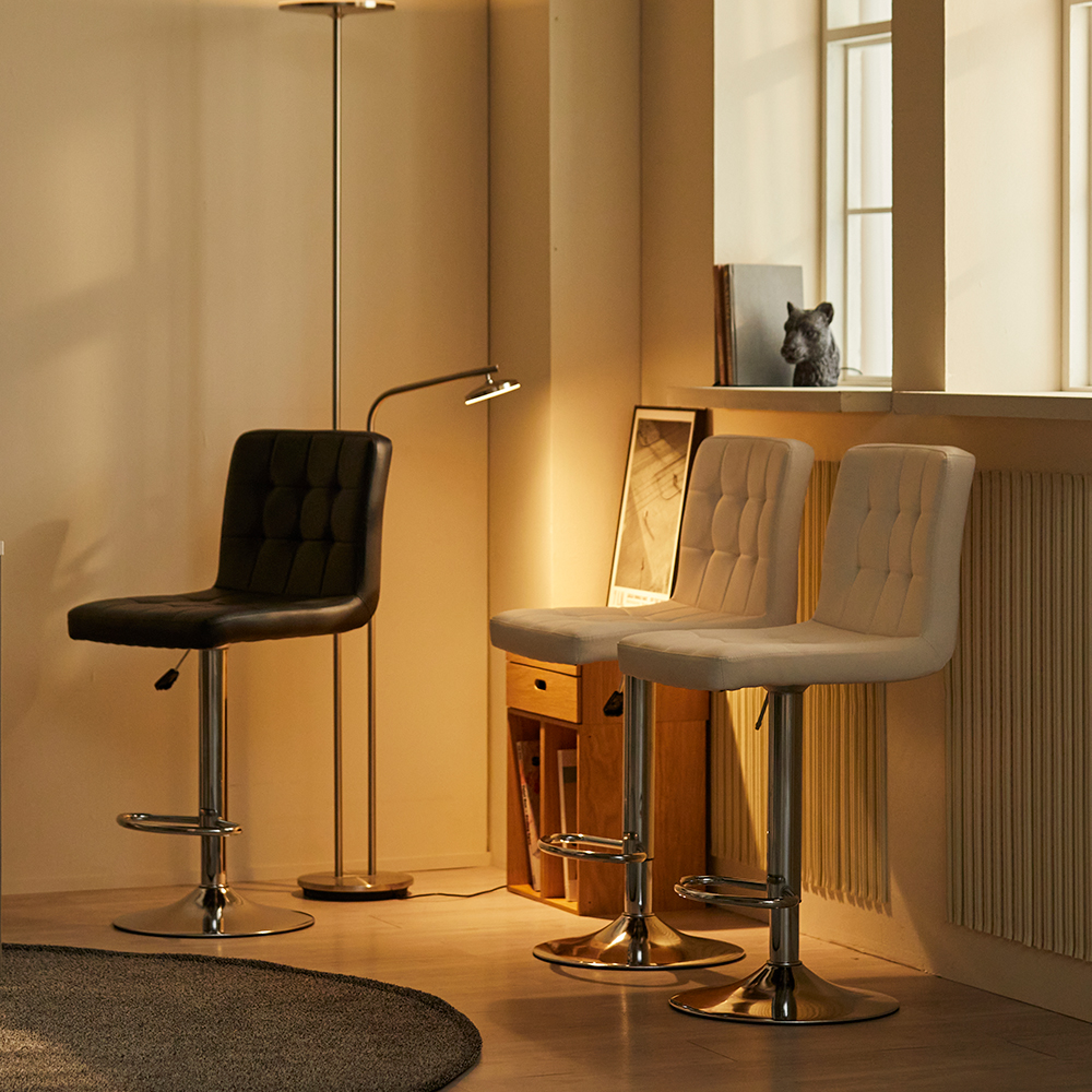 16피스 SB 1+1 아일랜드 식탁 홈 바 의자 바텐 스툴 높은 스탠딩 회전 발걸이형 체어