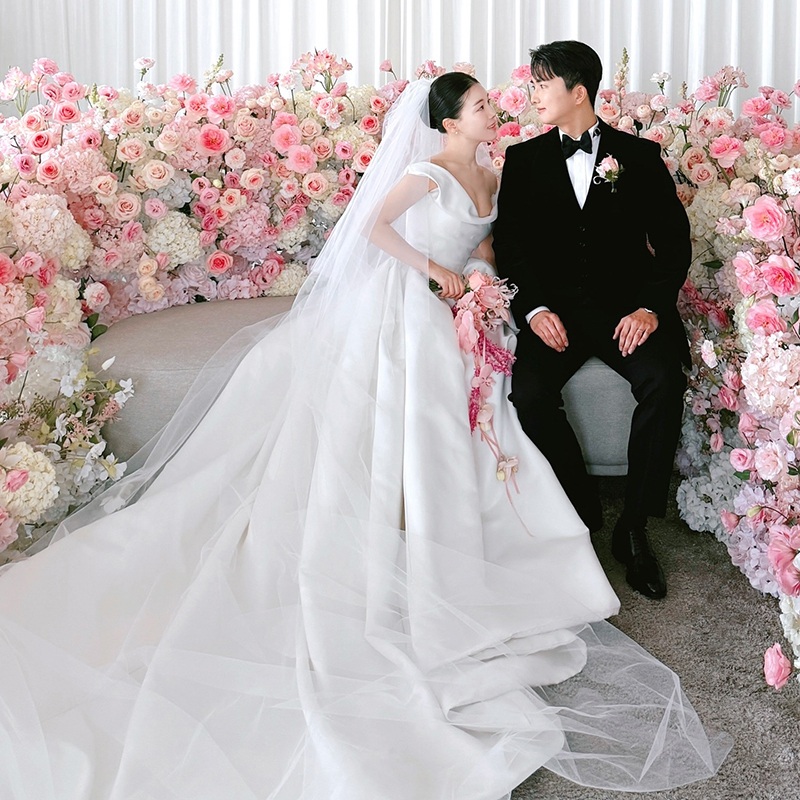 스몰웨딩드레스 탑드레스 튜브 이브닝 촬영 결혼식 셀프 웨딩 2부 야외 - 상세 이미지 5