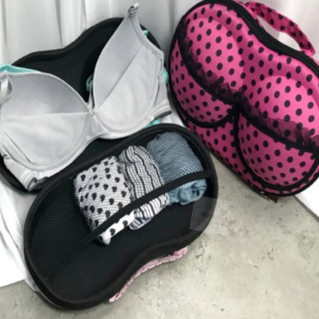 보급창고4호점 브래지어 케이스 여행용속옷수납 여자속옷정리함브래지어