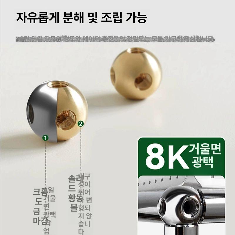 모듈 수납장 협탁 거실 침대 옆 미니 선반 가구 사이드보드-3 다중 문 - 상세 이미지 4