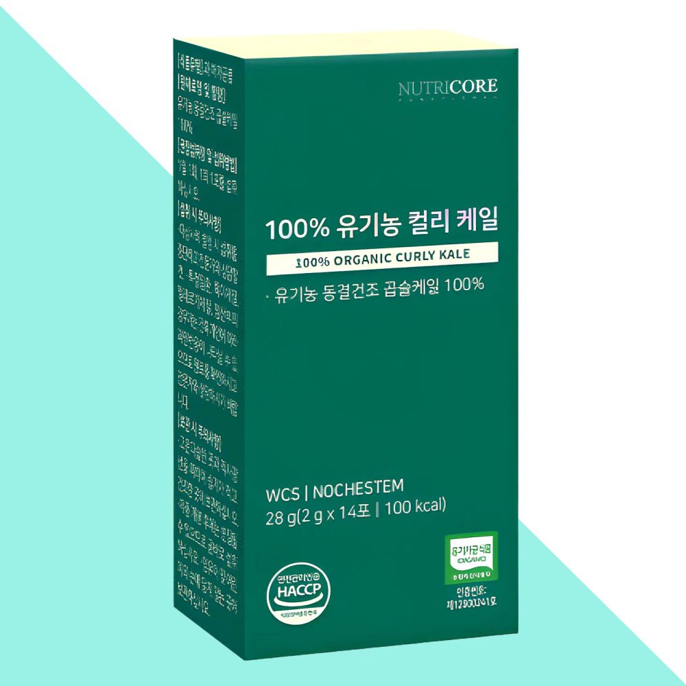 뉴트리코어 컬리케일 곱슬 케일 유기농 분말 14포X1박스 - 메인 이미지