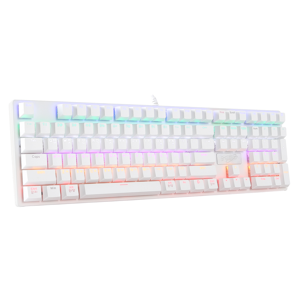지클릭커 슈퍼히어로 GK-580X 풀배열 108key 게이밍 기계식 키보드 블랙 청축 이미지 6