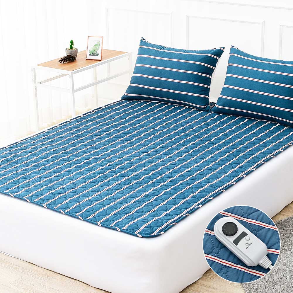 카본 탄소매트 캠핑 전기매트 2인용 전기 장판 1인용 스트라이프 싱글