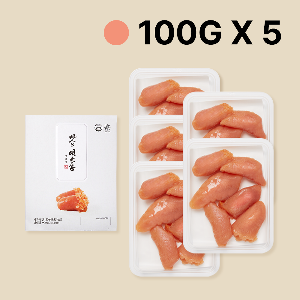 맛의명태자 자른명란 100g, 5개 - 상품 이미지