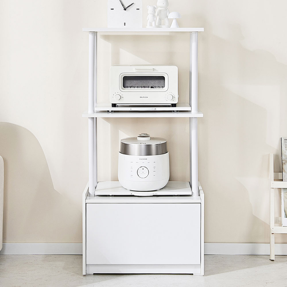 망고 미니 밥솥장 선반 전자렌지 밥통 소형 수납장 원룸