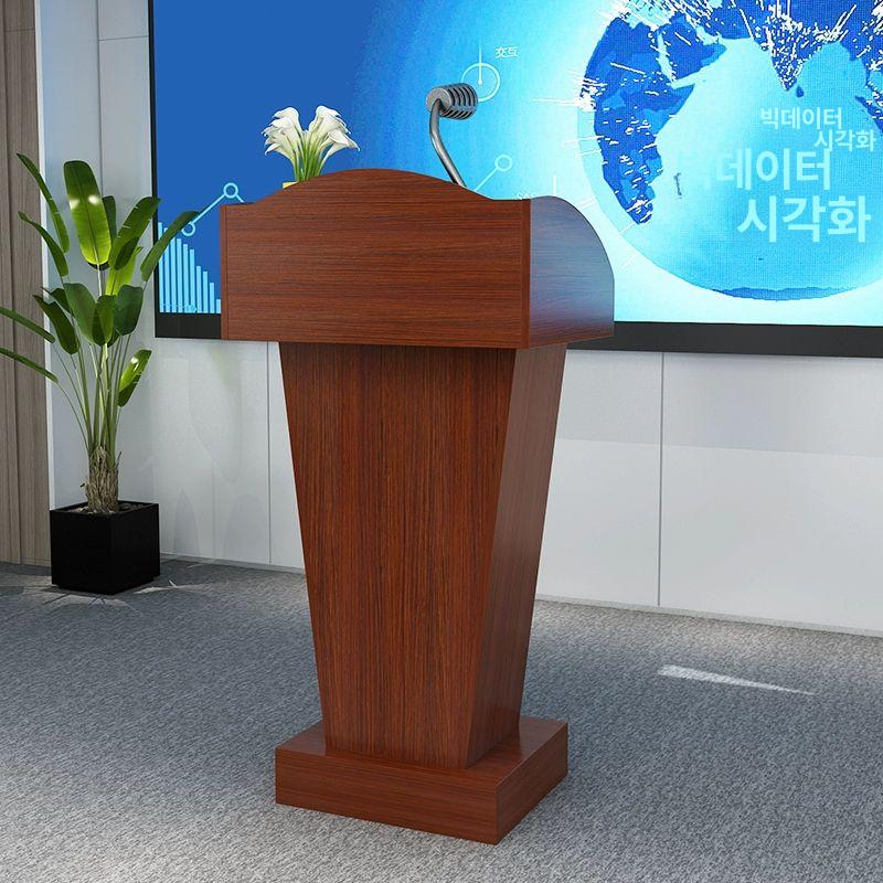 교회강대상 강론대 목사 예배 기독교 연단 교탁 우드 강연대 연설 본당 말씀 강연 강의대 칸막이 라이트그레이 - 상세 이미지 2