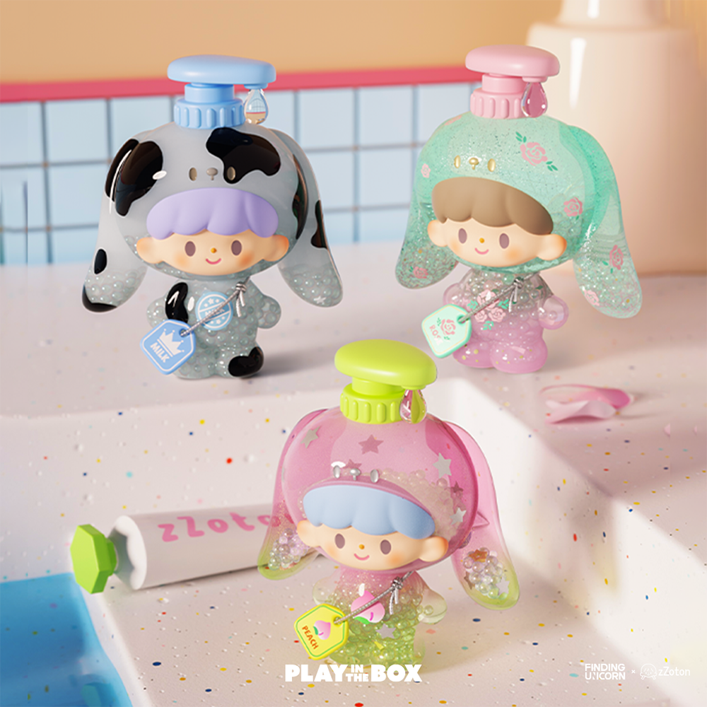 [플레이인더박스] zZoton 지지오톤 버블 배스 시리즈 미니 랜덤피규어