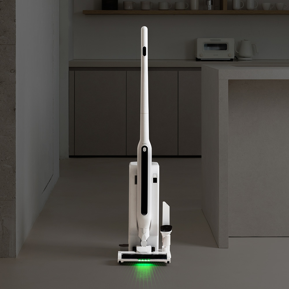 클래파 초경량 자동먼지비움 청소기 무선 BLDC 차이슨 원룸 가벼운 핸디 + 물걸레키트 이미지 2