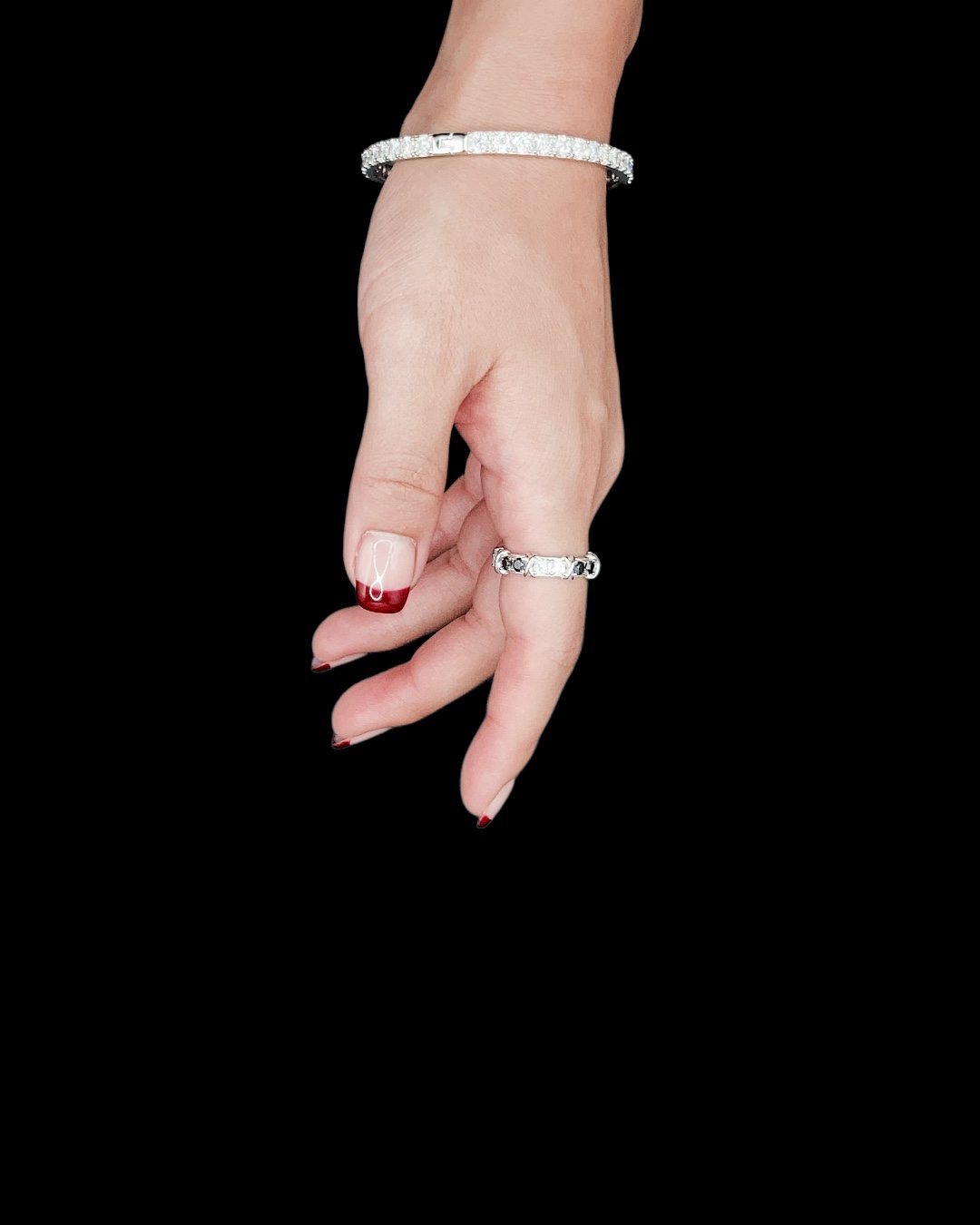 [Moissanite Tennis Bracelet] 화이트 모이사나이트 테니스 팔찌 S925 데시레아 - 상세 이미지 5