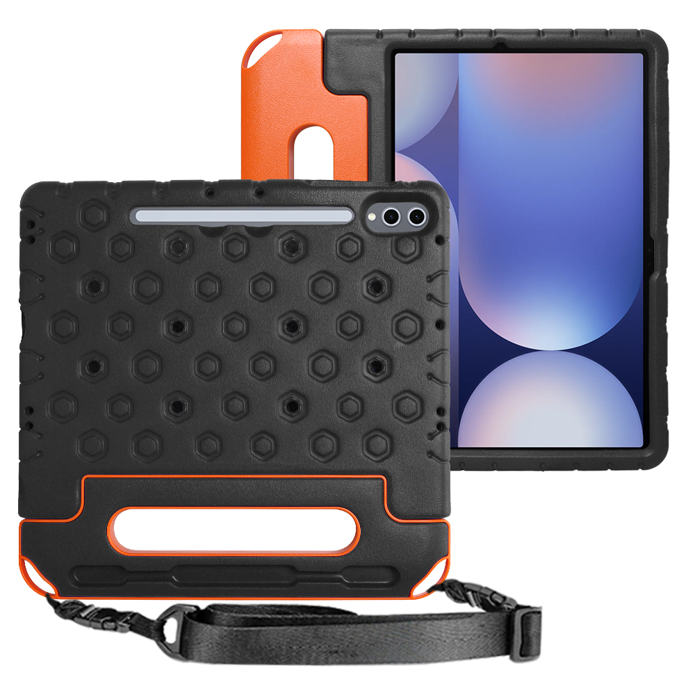 갤럭시탭 S8 플러스 갤럭시탭 S7+ 케이스 범퍼 키즈 유아 에바폼 팝비츠 블랙, 탭 S8+/S7+ - 상품 이미지