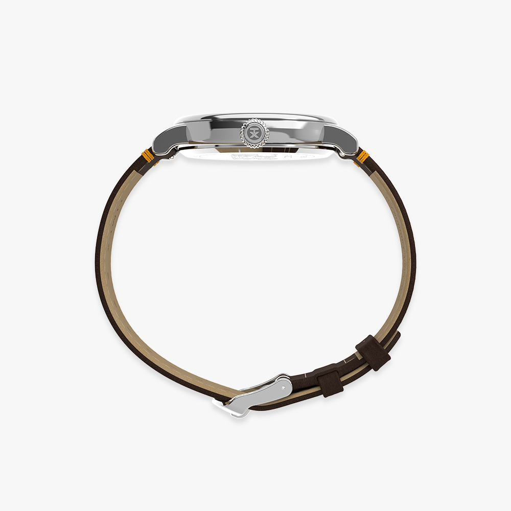 타이맥스 스탠다드 피너츠 스누피 가을용 브라운 가죽시계 40mm TW2W44300 - 상세 이미지 3