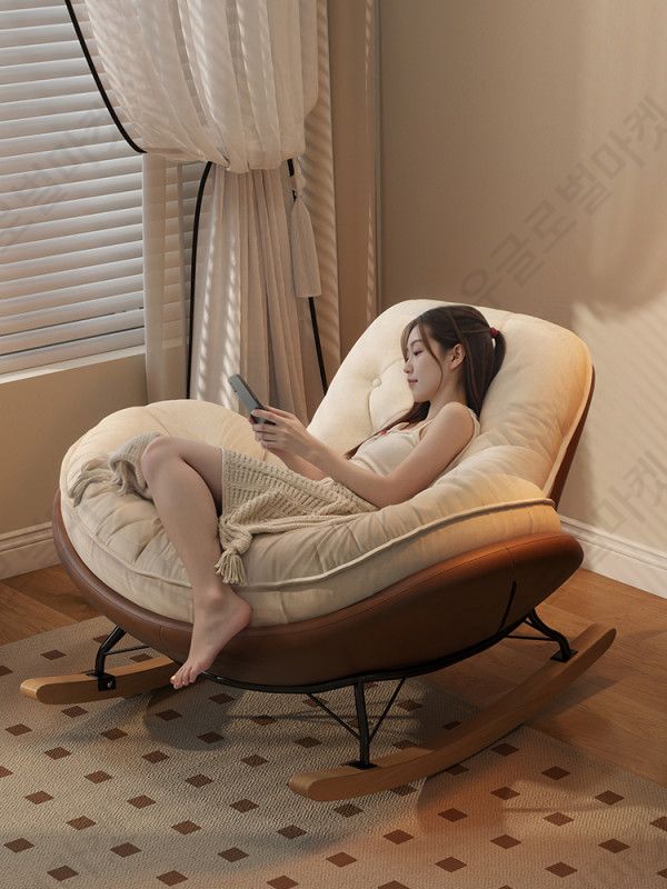 편한1인용쇼파 독서의자 빈백 작은쇼파 거실 원룸 - 상품 이미지
