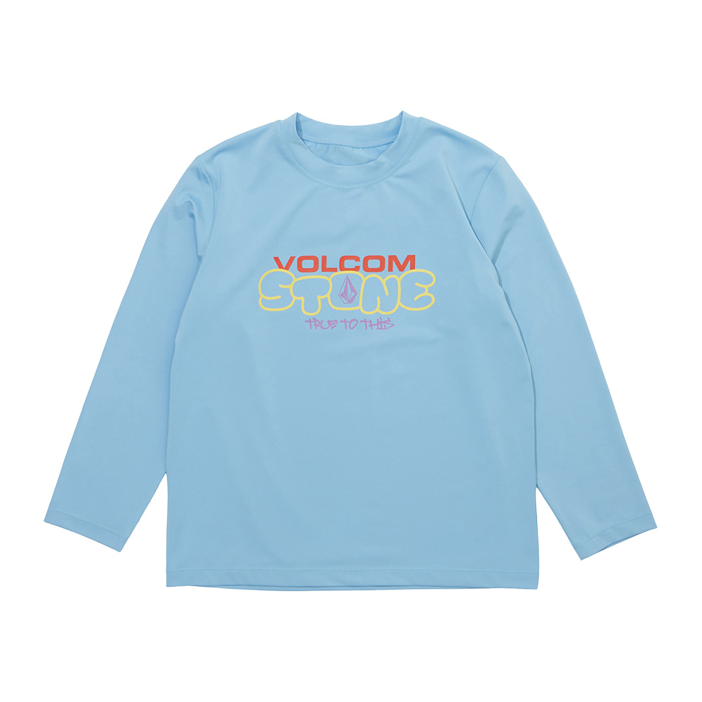 볼컴키즈 볼컴 드로잉 아쿠아 래쉬가드 티셔츠 D5M026 - 상세 이미지 3