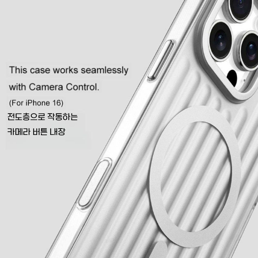 아이폰17프로케이스 AI 카메라 버튼 커버 맥세이프 캐리어 반투명 풀커버 - 상세 이미지 5