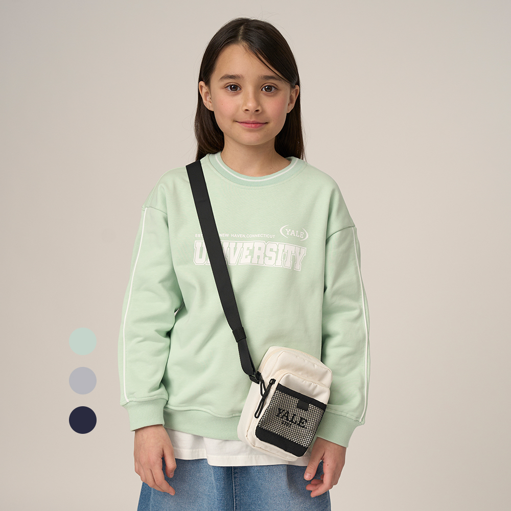 예일키즈 넥라인 스포티 맨투맨 A5S014 - 상품 이미지