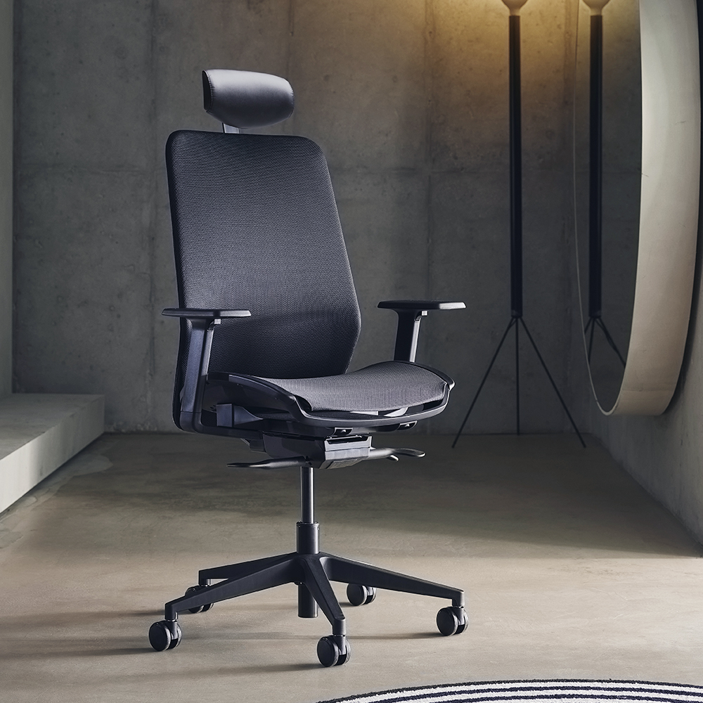 [내일출발]듀오백 Q1 AIRO 메쉬 사무용 컴퓨터 책상 의자 일반베이스