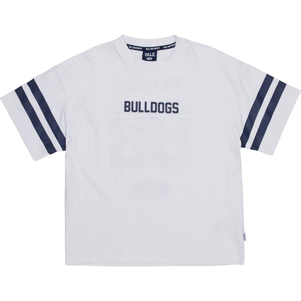 예일키즈 소매 포인트 바시티 하프 셔츠 A5M019 - 상세 이미지 4