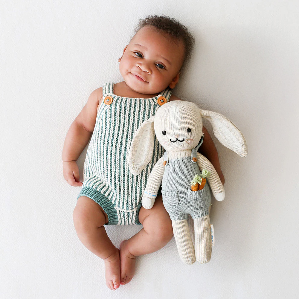 [커들앤카인드] 리틀 헨리 버니 핸드메이드 애착인형 아기 출산 임신 선물