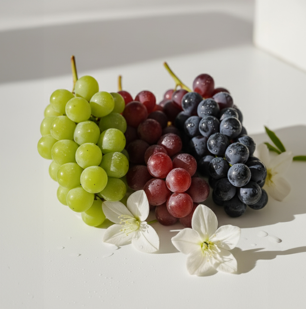 삼색포도 샤인머스캣 캠벨거봉 사과포도 BK시들리스 홍주씨들리스