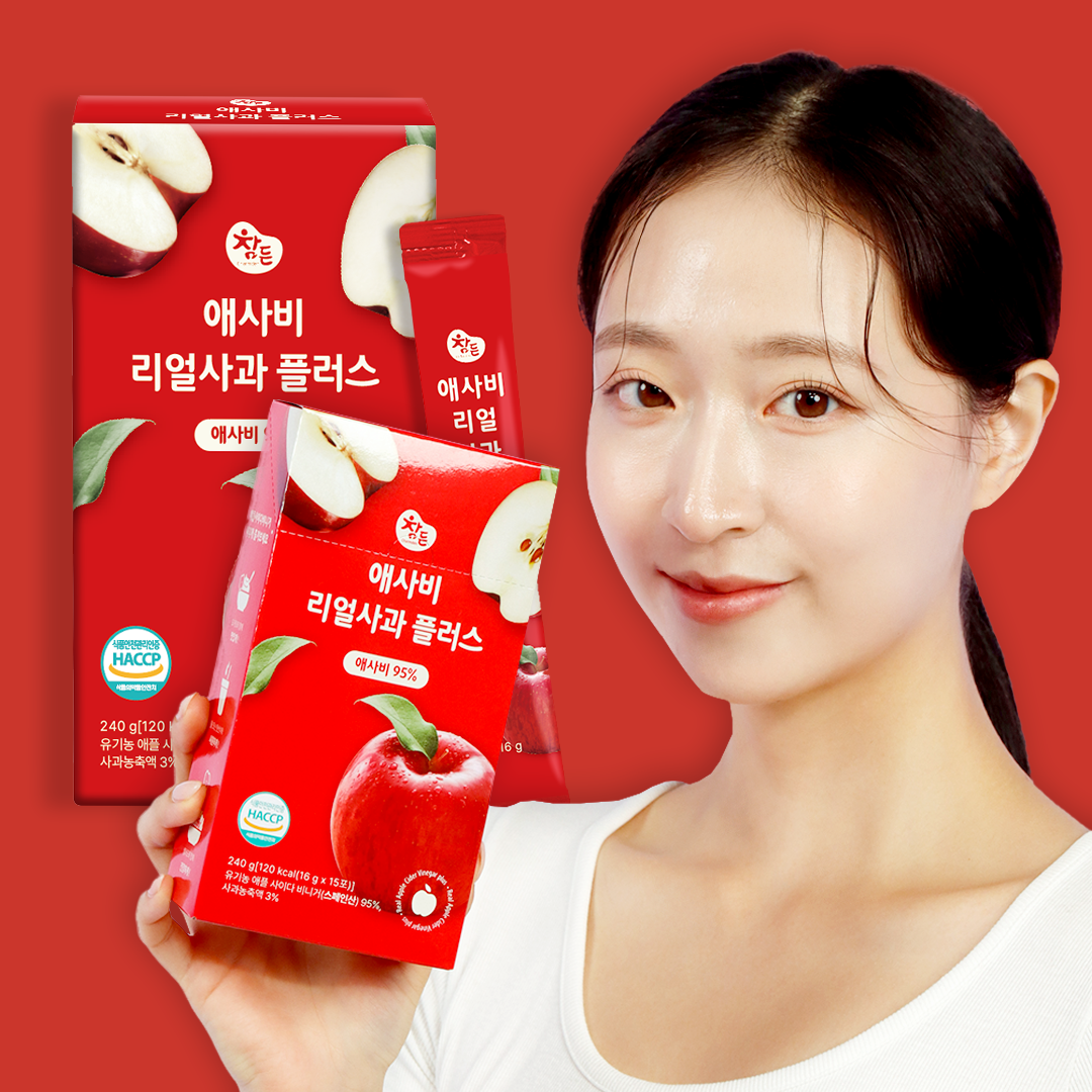참든 애사비 리얼사과 플러스 16g 15포, 3개 - 상품 이미지