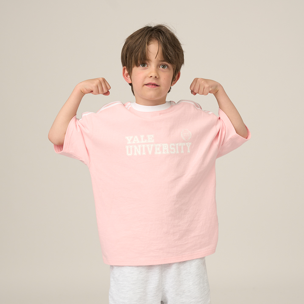 예일키즈 예일 라인 포인트 반팔 티셔츠 A5M018 - 상세 이미지 2