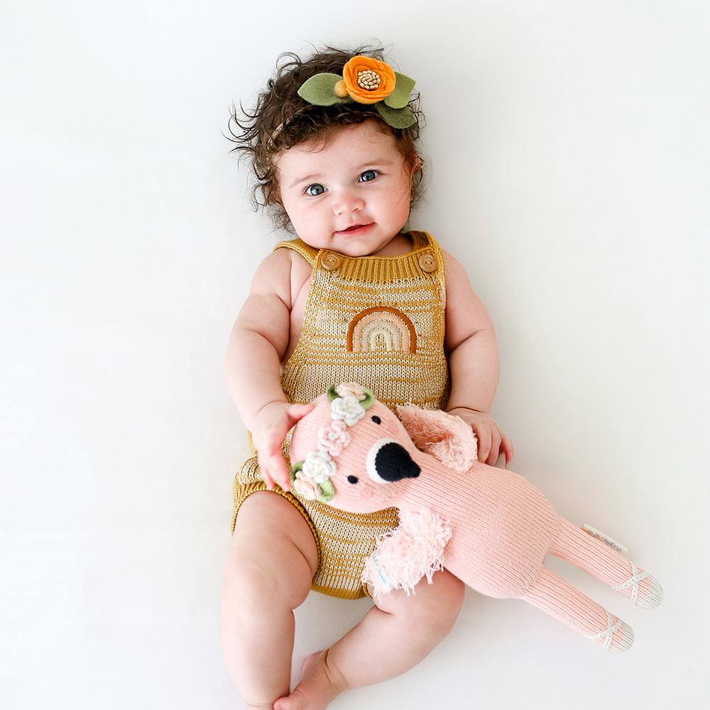 [N배송]커들앤카인드 리틀 페넬로페 플라밍고 핸드메이드 애착인형 아기 출산 임신 선물