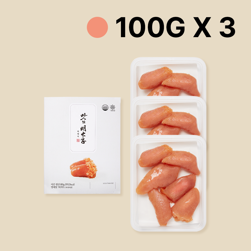 맛의명태자 자른명란 100g, 3개 - 상품 이미지