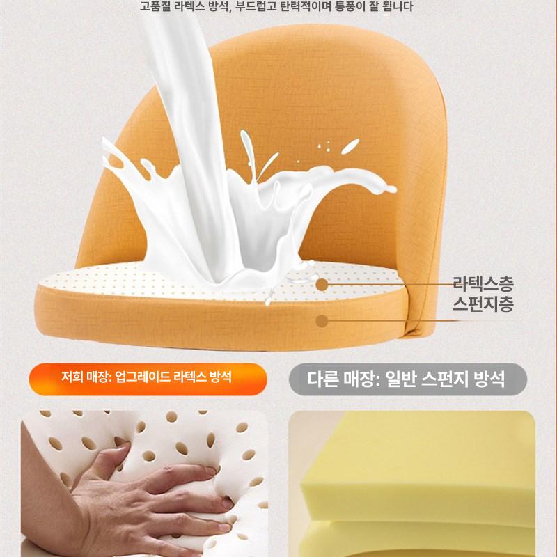보헤미안 북유럽 빈티지 러그 카페트 거실 인테리어 매트 핑크 코튼린넨라텍스쿠션 - 상세 이미지 4