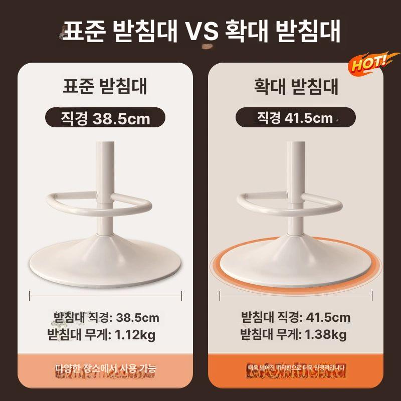 높은 화장대의자 스툴 등받이 나비의자 거실 등받이화이트 파우더룸 레더 홈바의자 엔틱 화장대 베이지화이트 38.5cm 바닥판 C - 상세 이미지 4