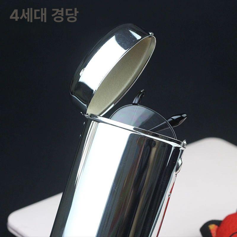 스텐안경케이스 하드 안경집 선글라스케이스 돋보기 보관 스테인리스 수납 안경홀더 스파클링실버 스테인리스 스틸 - 상세 이미지 3