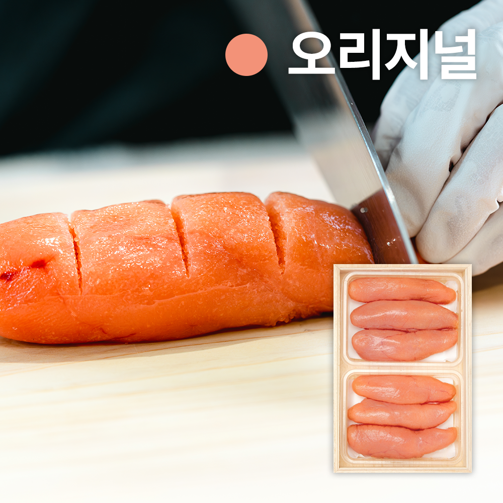 맛의명태자 온명란 대입자 500g (저염 선동 백명란 프리미엄) - 상품 이미지