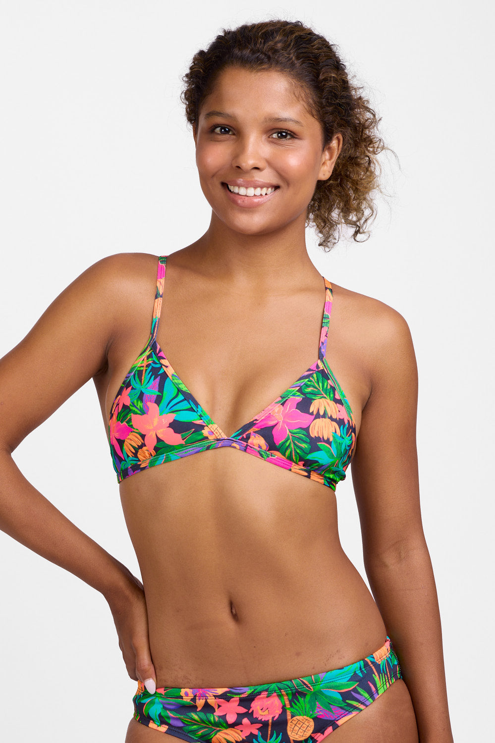 졸린 Triangle Bikini Top - Luminosity