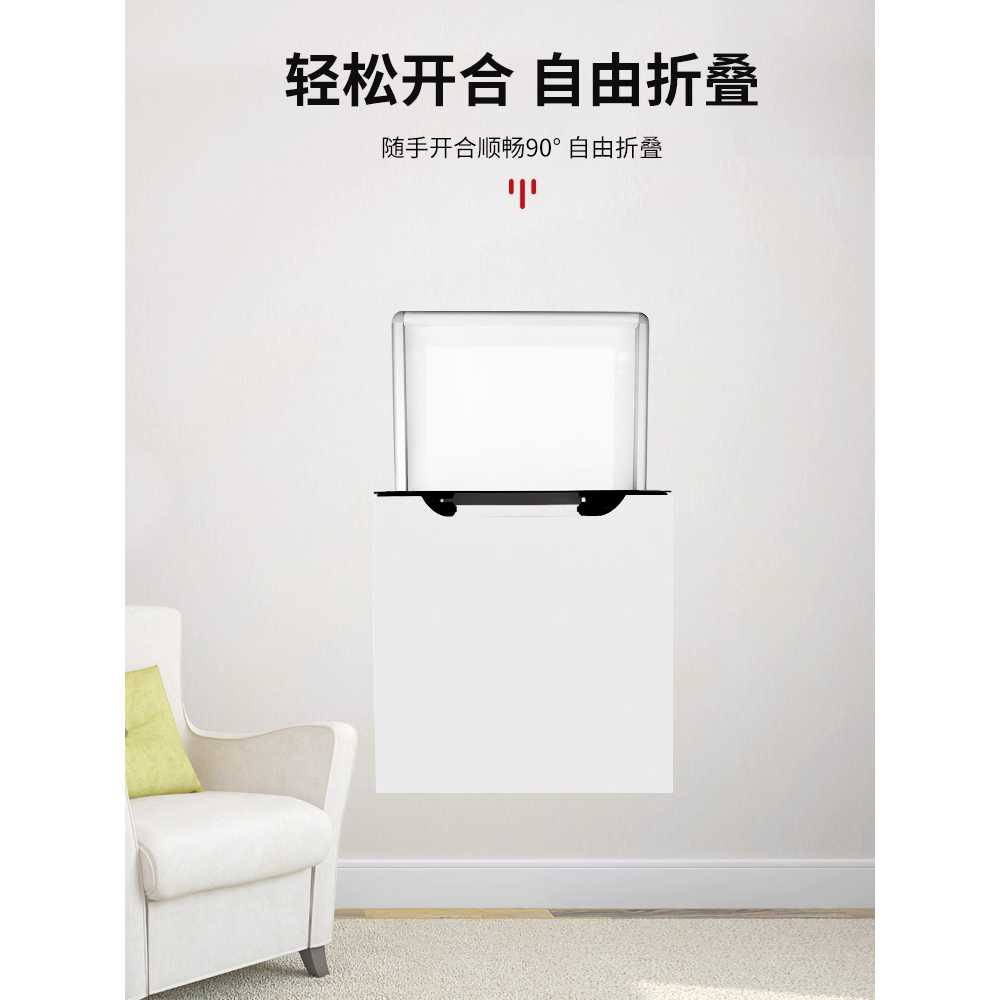 현관 폴딩 의자 접이식 신발장 출입구 욕실 벽면 체어 - 상세 이미지 5