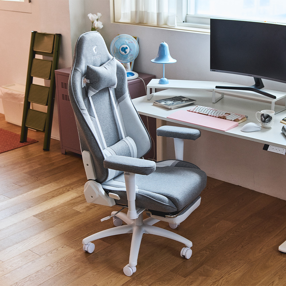 제닉스 제로드 리브체어 발받침 컴퓨터 게이밍의자 상세 이미지 7