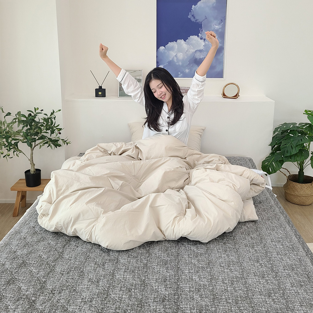 한일 카본 탄소매트 전자파없는 전기 온열매트 장판 2인용 1인용 MS 그레이