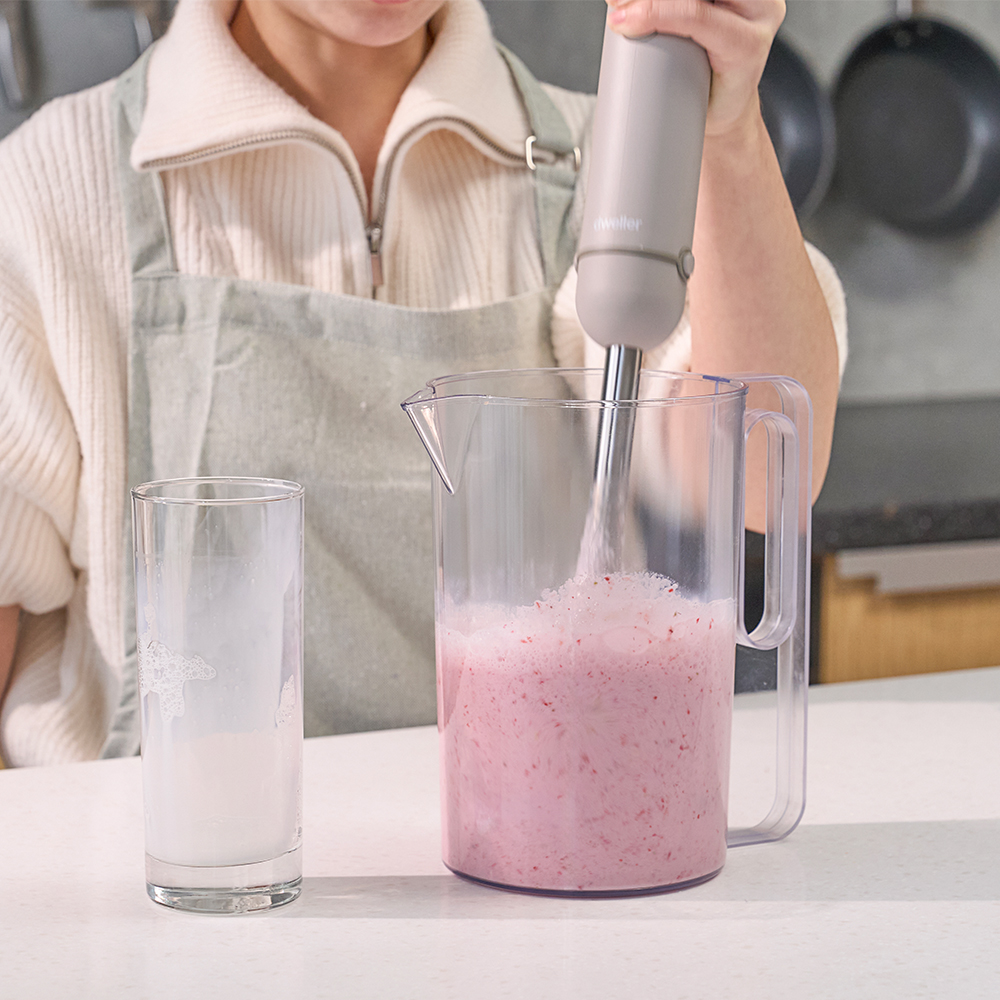 [본사직영] 최현석X드웰러 에어스틱 무선 핸드 블랜더 믹서 블렌더