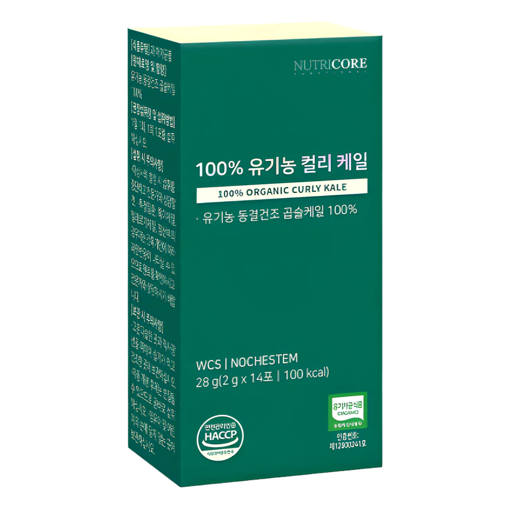 뉴트리코어 컬리케일 곱슬케일 유기농 동결건조 14포X1개 - 상품 이미지