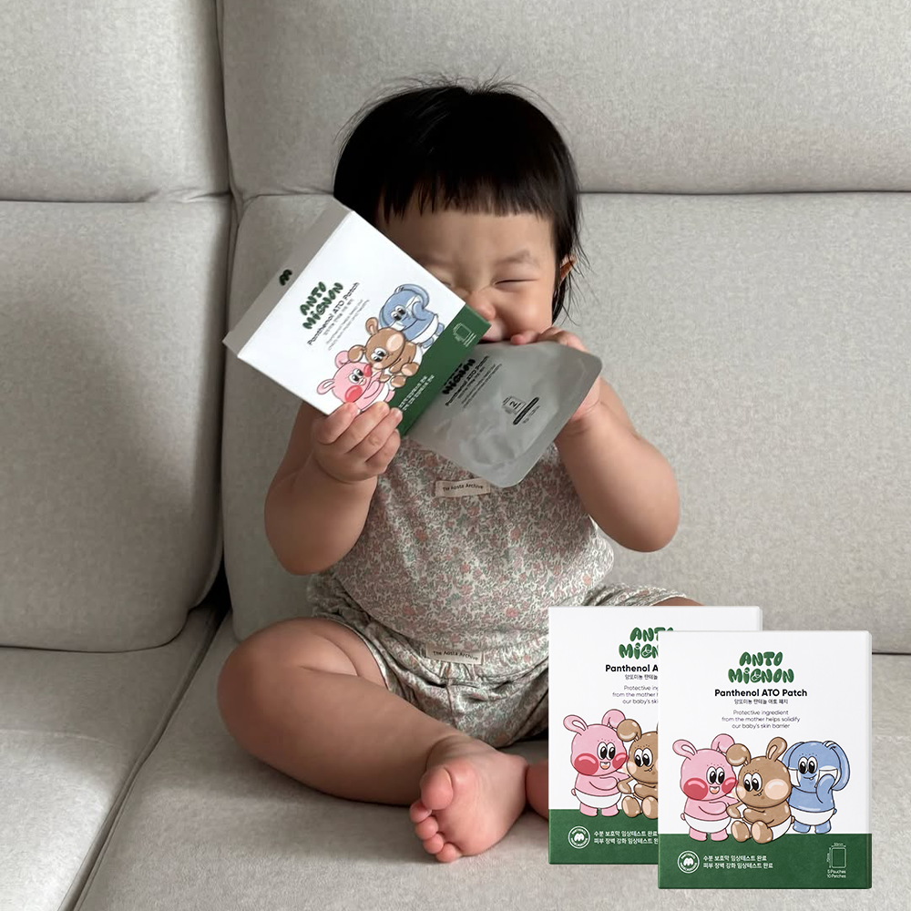 [1+1] 앙또미뇽 판테놀 아토패치 아기 유아 가려운 피부 보습 쿨링 수딩 진정 10매입