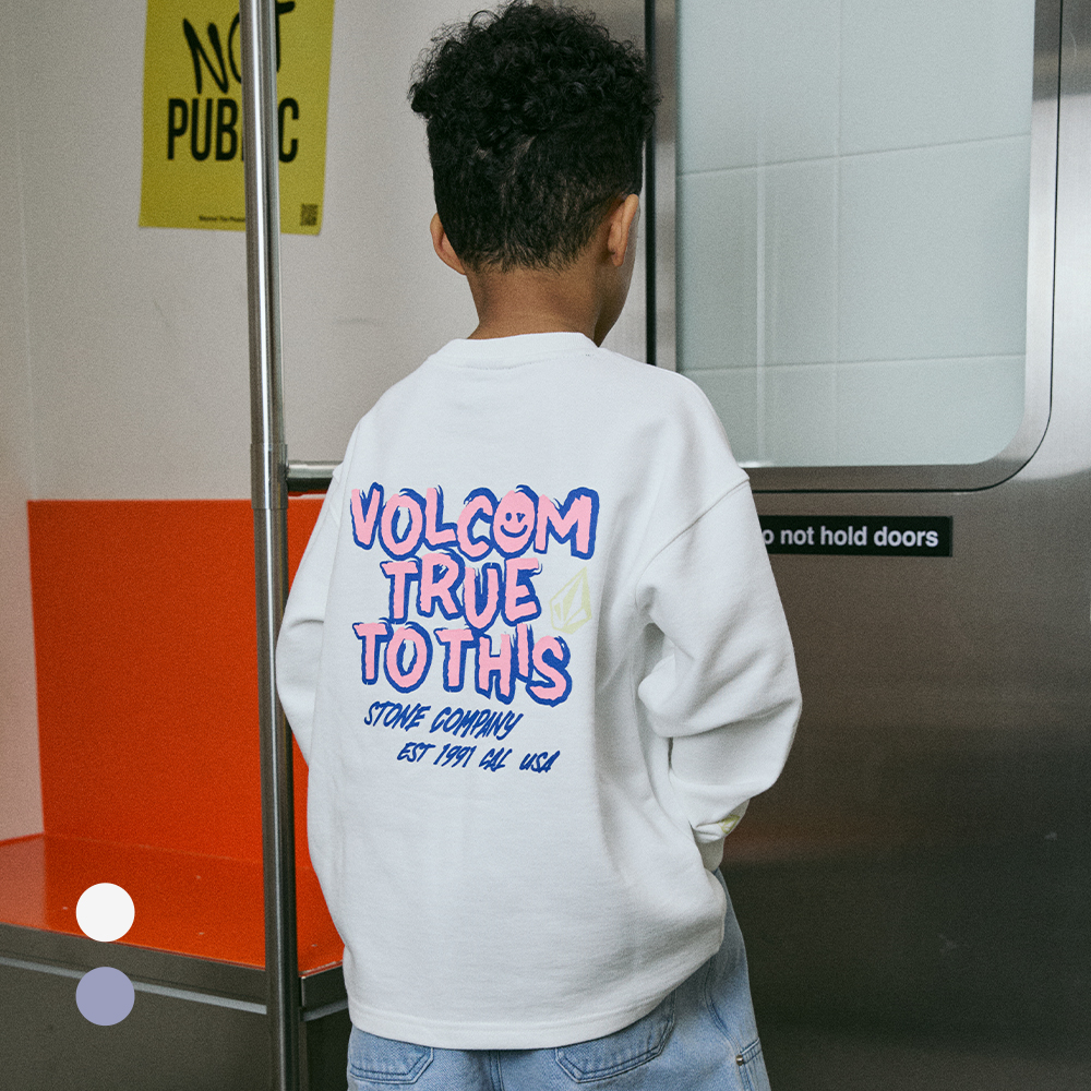 볼컴키즈 아트 프린팅 긴팔 티셔츠 VS25LIVE03