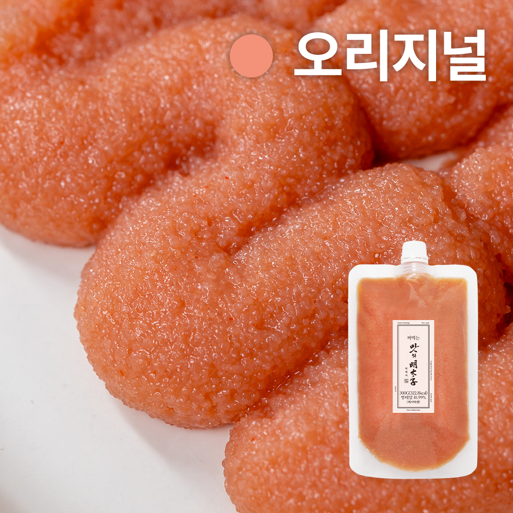 맛의명태자 짜먹는 명란 대용량 300g (저염 선동 백명란 튜브명란) - 상품 이미지