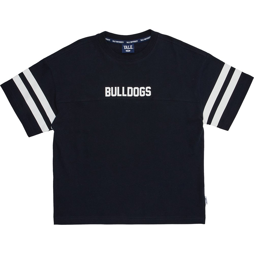 예일키즈 소매 포인트 바시티 하프 셔츠 A5M019 - 상세 이미지 3