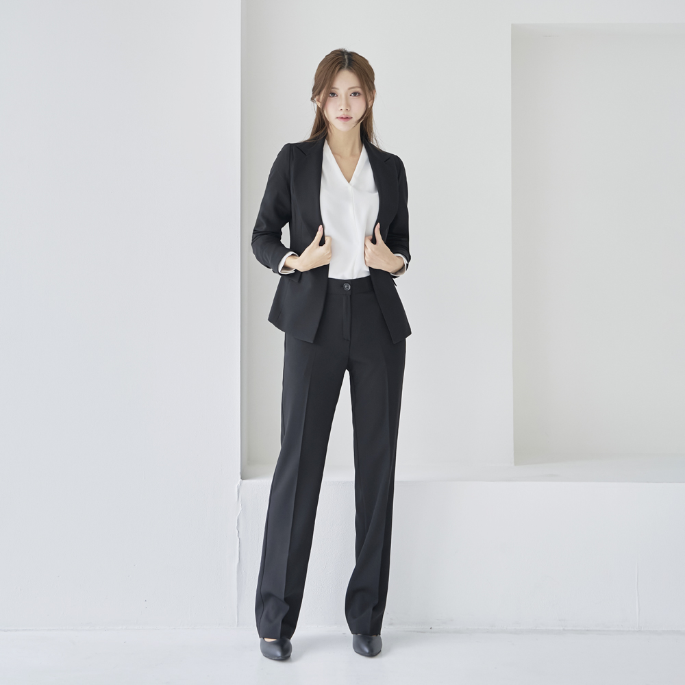 빅사이즈 여성정장바지 슬랙스추천 면접복장 심플정장바지