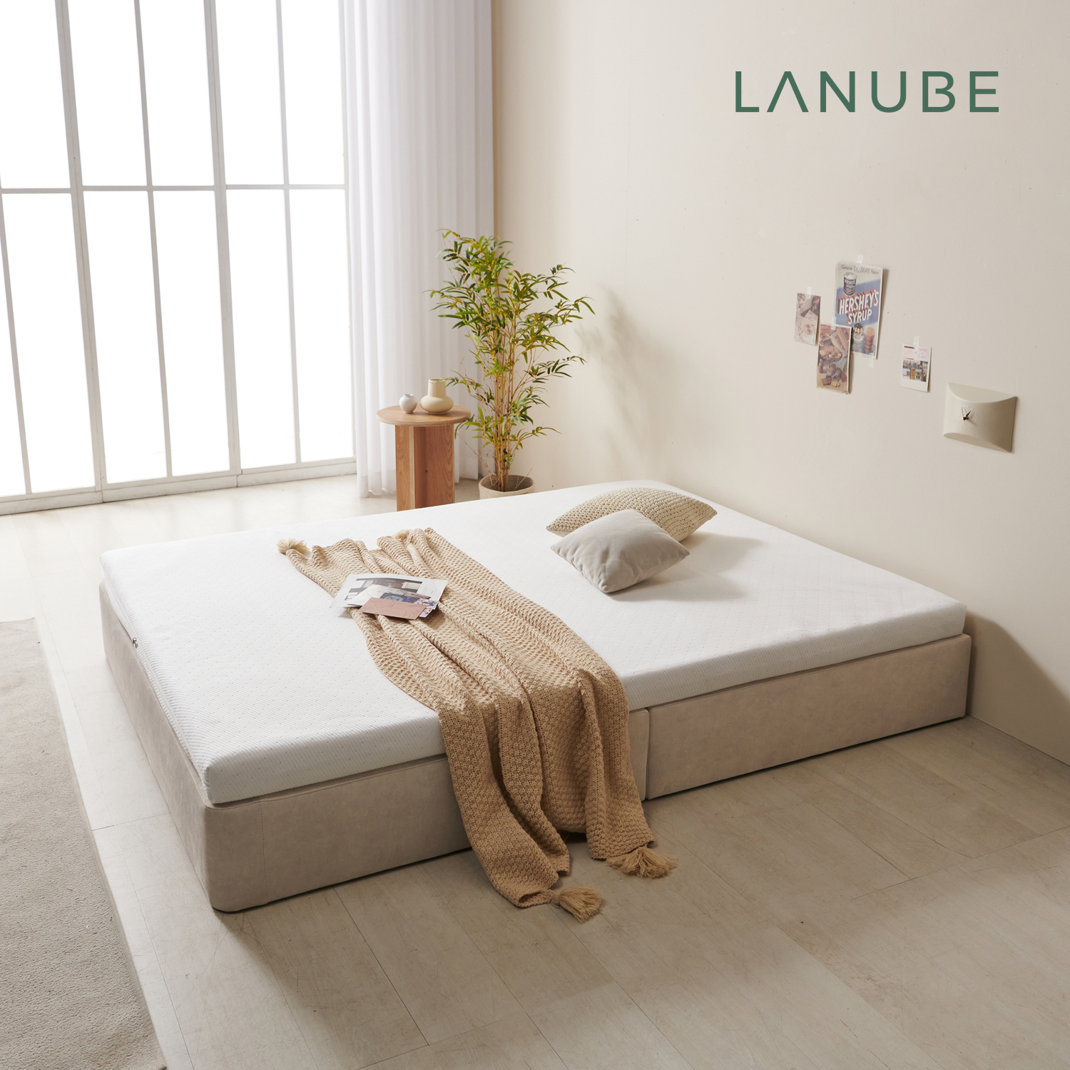 벨라 무헤드 토퍼프레임 신혼부부 침대파운데이션 매트리스받침 토퍼받침대 싱글