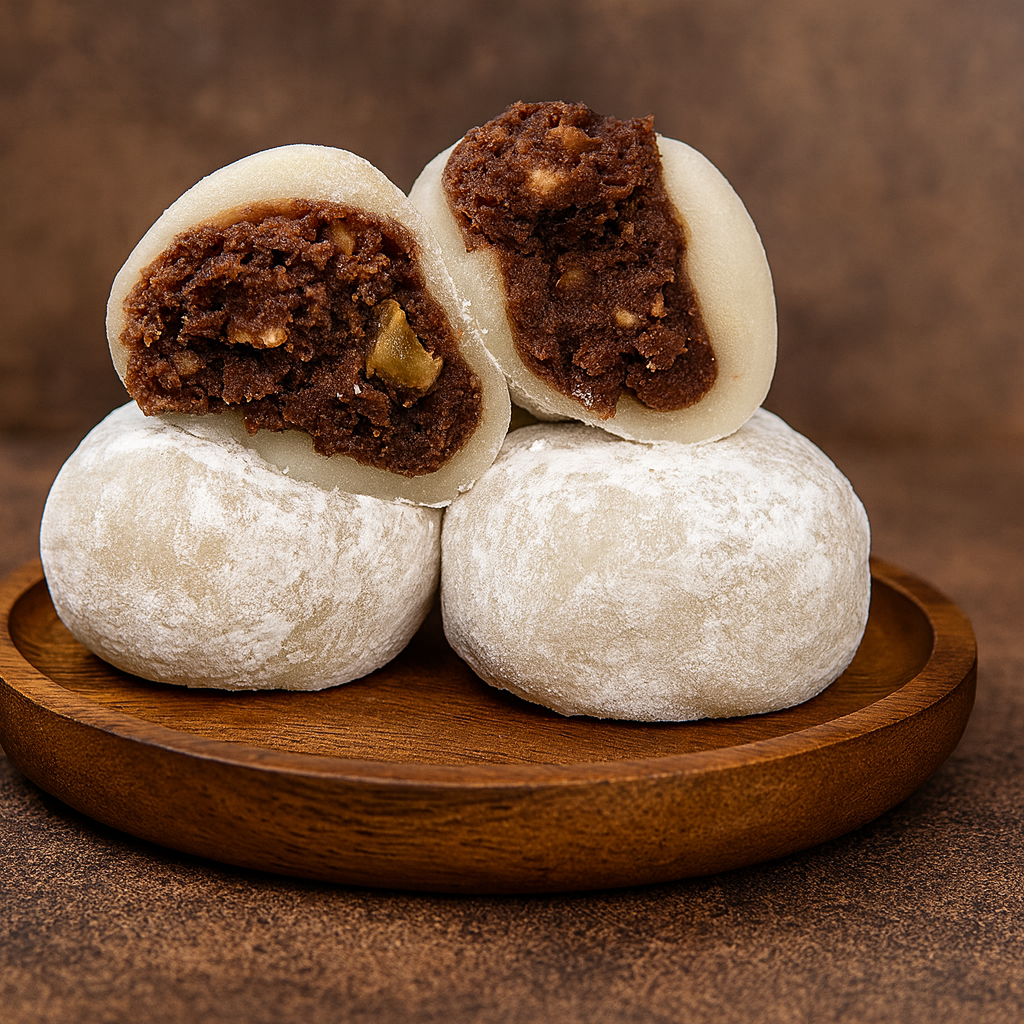 쫀득한 국산찹쌀 견과류 왕찹쌀떡 영양모찌 100g 20알 2kg - 상세 이미지 2