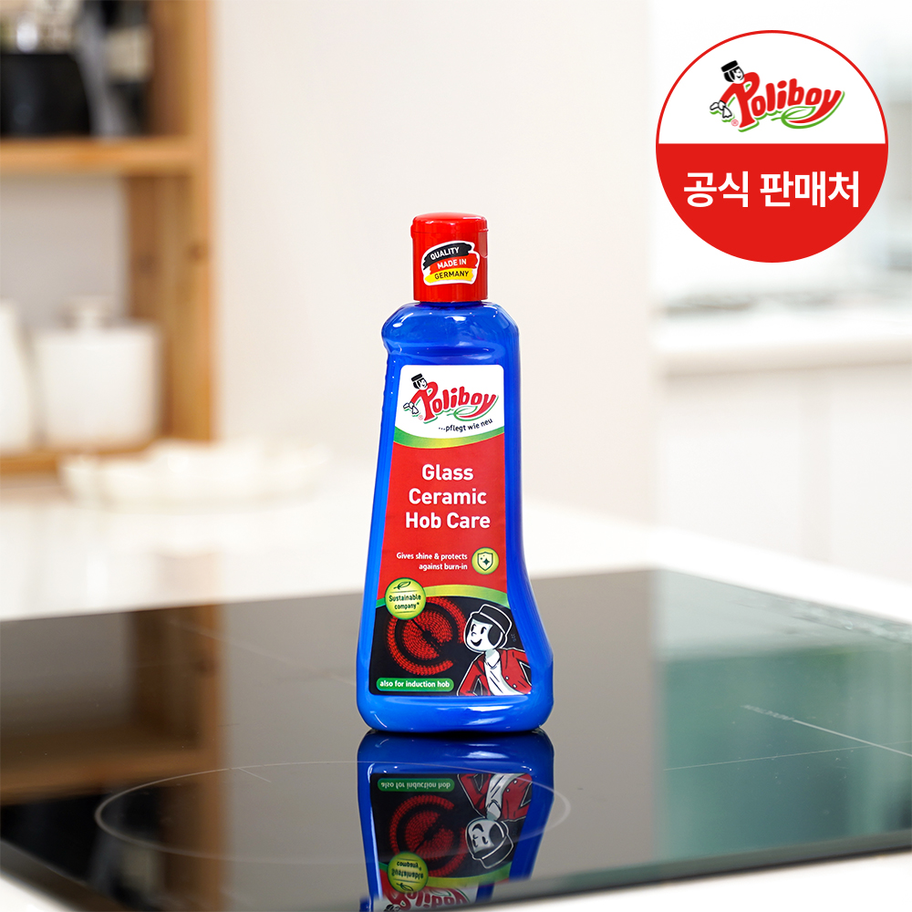 폴리보이 인덕션 하이라이트 청소 클리너 세정제 200ml / 가스레인지 주방 기름때 - 상품 이미지