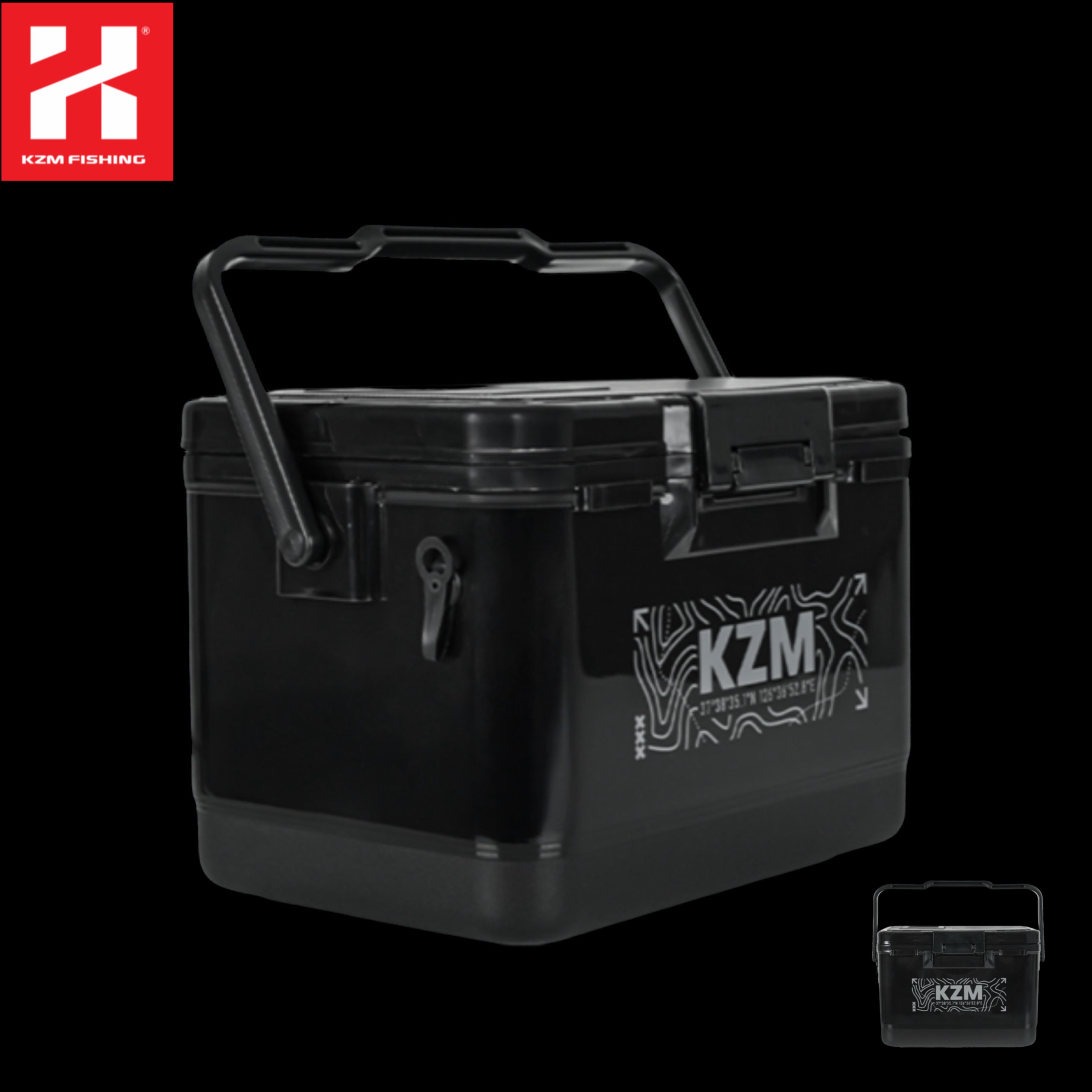 KZM 쭈킬쿨러 10L 아이스박스 K25T3D13 쭈꾸미갑오징어새우살림통 - 상세 이미지 2