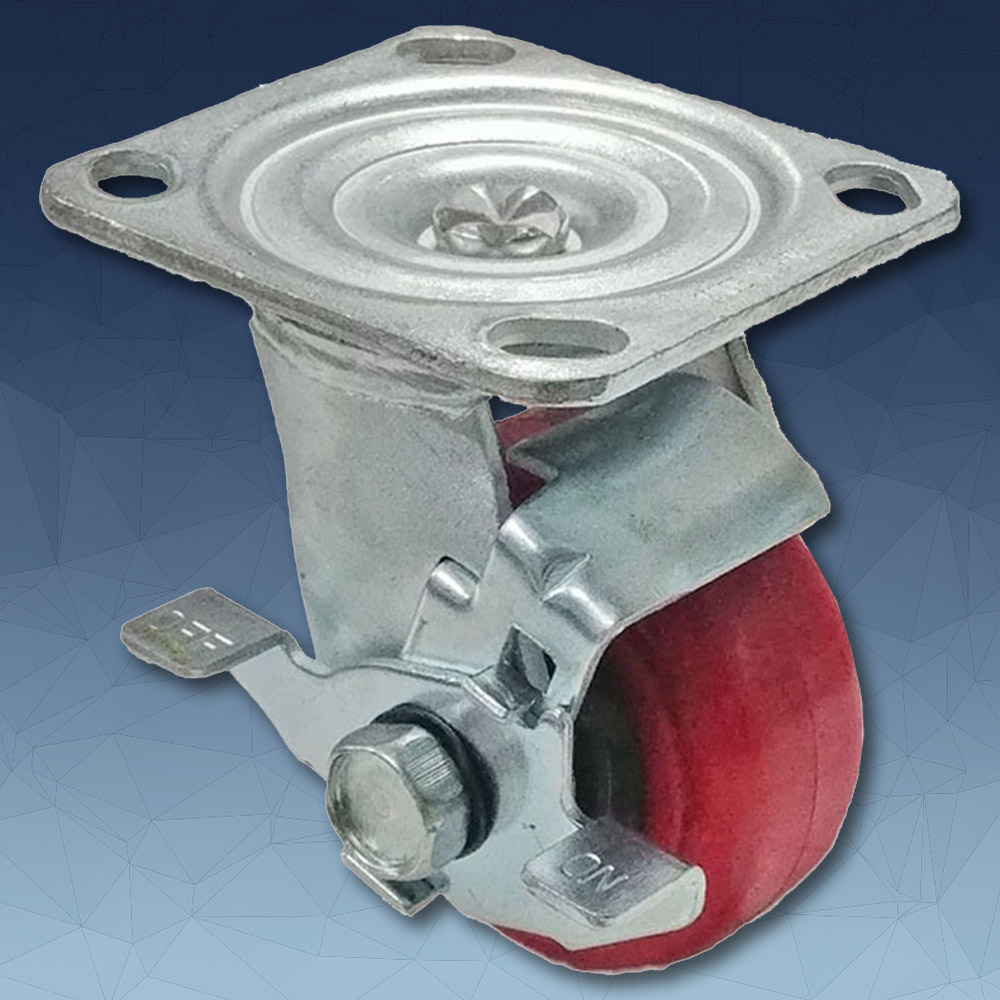 경창캐스터 중하중용캐스터 보급형 4330S A1 PC TB, 1개